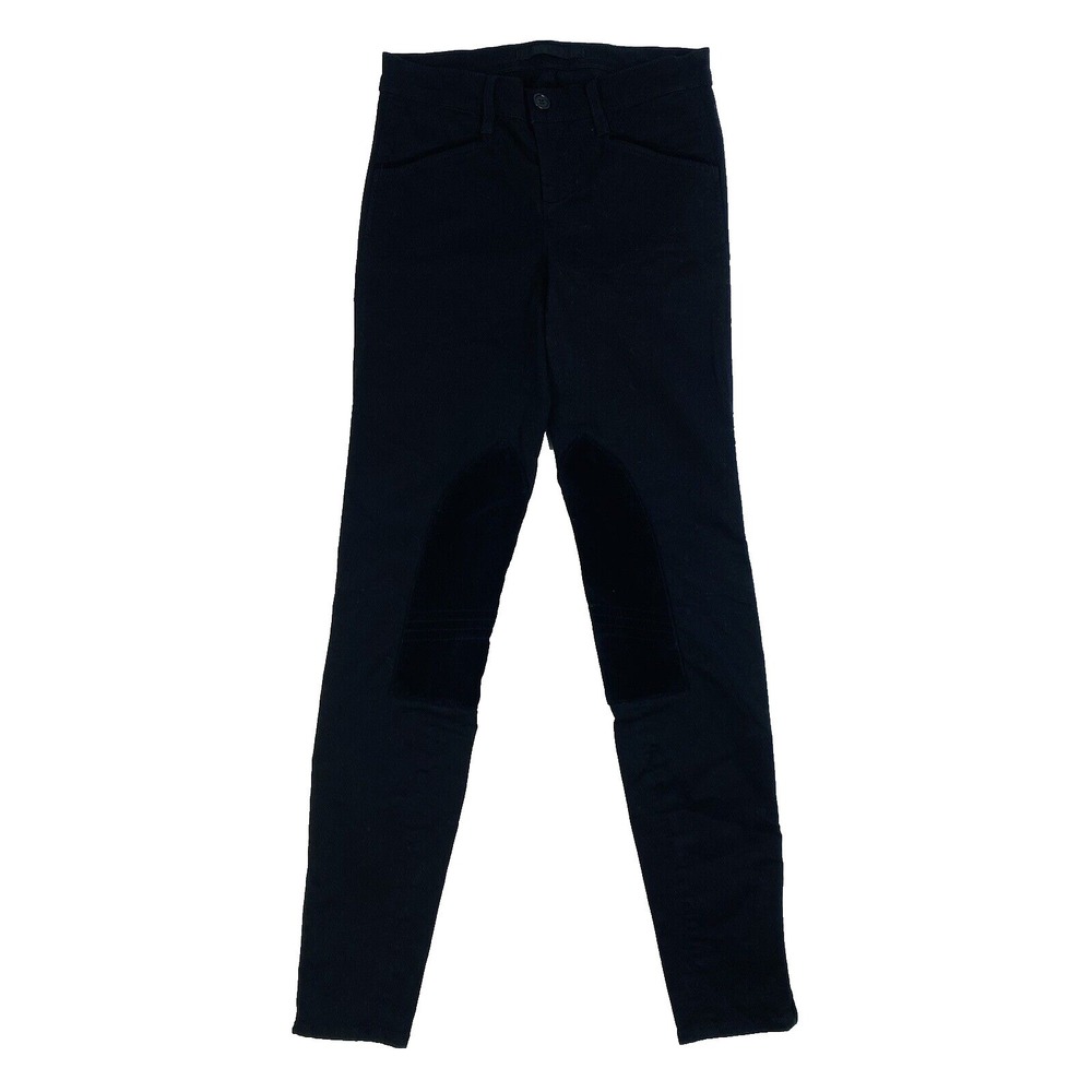 J BRAND JODHPUR Black Cotton Lycra Womens Jeans Zippered‎ Ankle Size 25